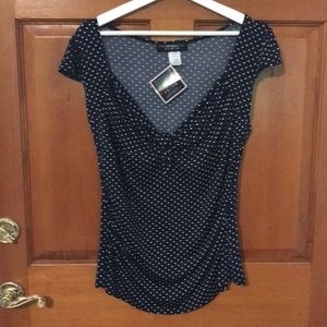 Polka dot blouse